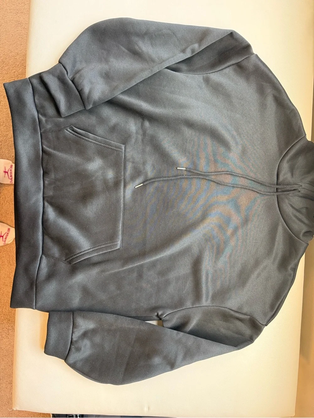 Black racing Drawstring Hoodie - Classic Pullover
